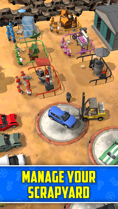 Scrapyard Tycoon Idle Game Screenshot