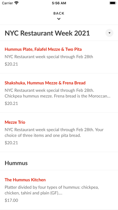 Hummus Kitchen Screenshot