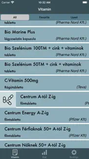 vitamin & mineral tracker iphone screenshot 3