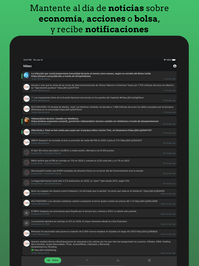 Nibex - Noticias bolsa ibex 35