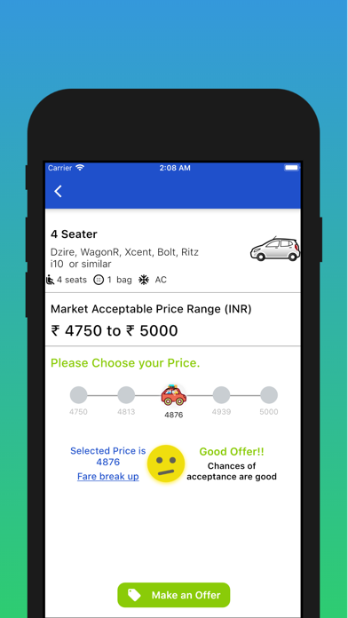 GaadiBooking Screenshot
