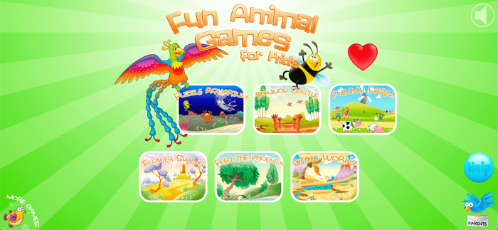 Fun Animal Games for Kids SCH
