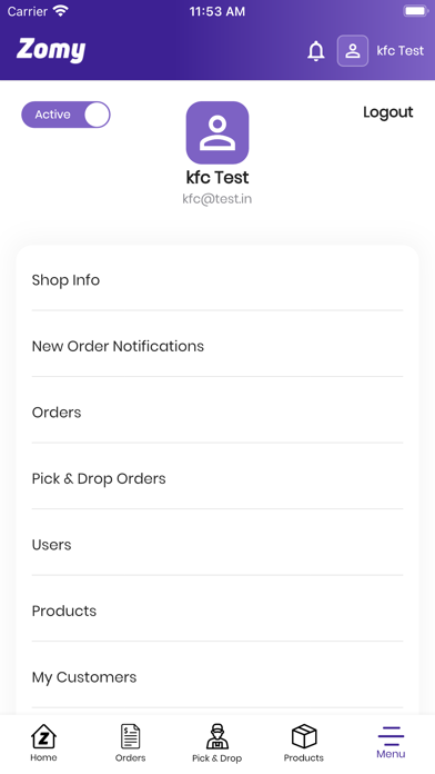 Zomy - Seller Screenshot
