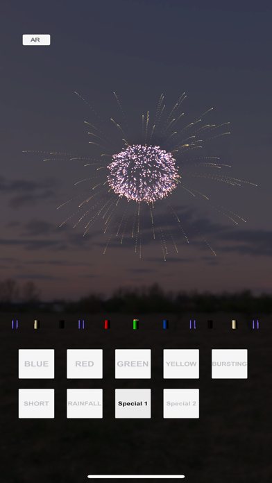 Fireworks AR Experience Screenshot