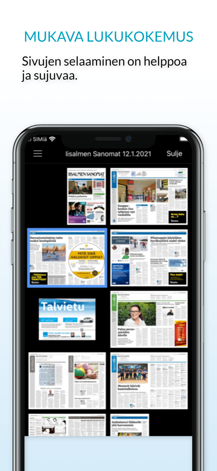 Iisalmen Sanomat päivän lehti