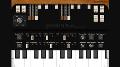 HaNon B70 ToneWheel Organ Screenshot