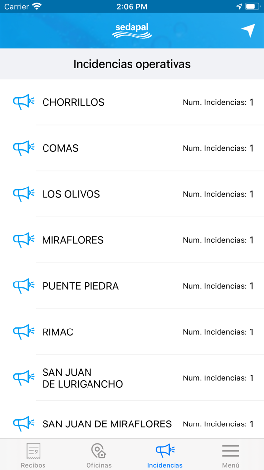 #8. App Sedapal (iOS) 由: Servicio de agua potable y alcantarillado de Lima