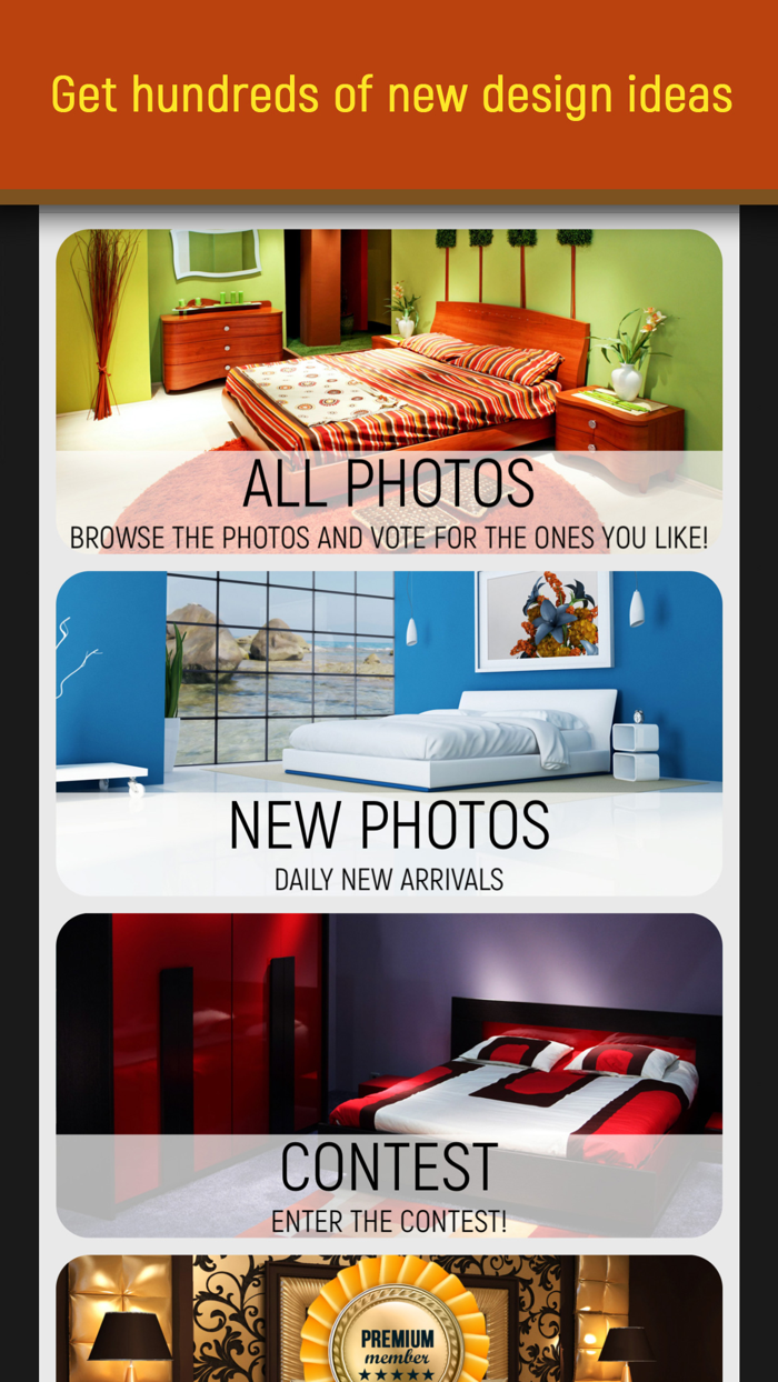 Bedrooms. Interiors design