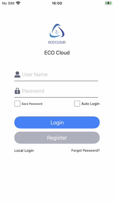 ECO Cloud Screenshot
