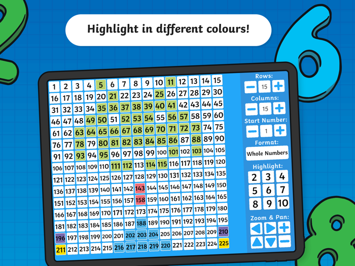 Twinkl Interactive 100 Square