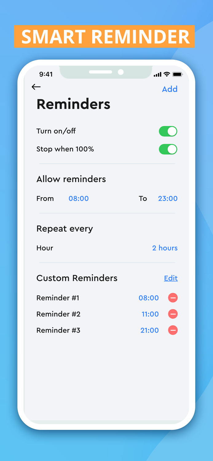 Hydra - Water Drink Reminder