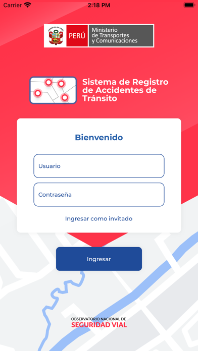 SRAT Móvil Screenshot
