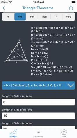 Game screenshot Triangle Calculators apk