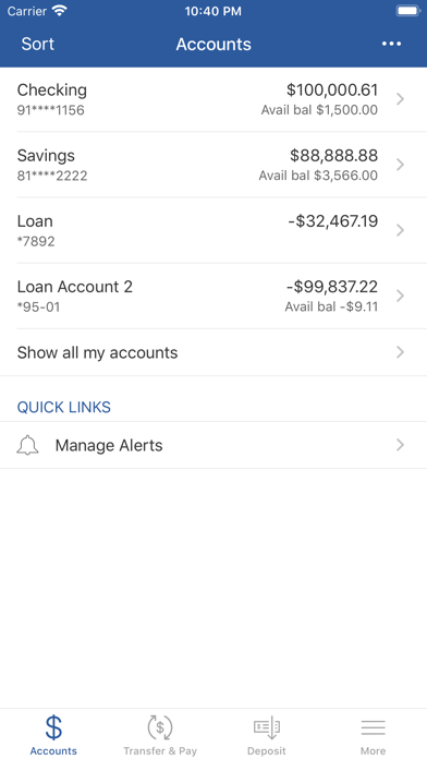 GCB : Mobile Banking Screenshot