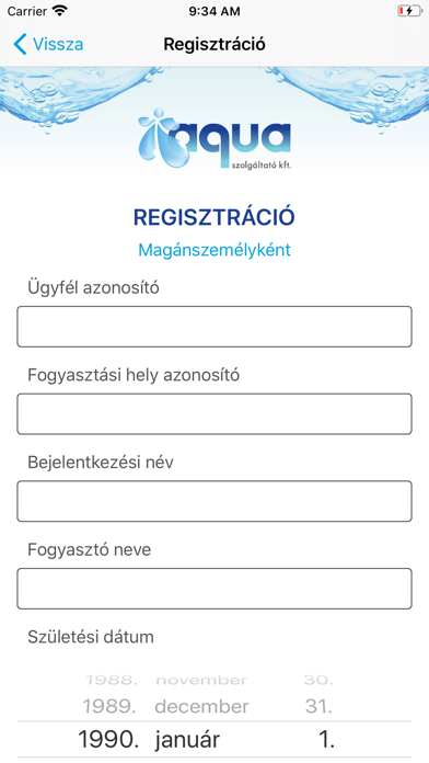 Screenshot #3 pour AQUA Szolgáltató Kft.