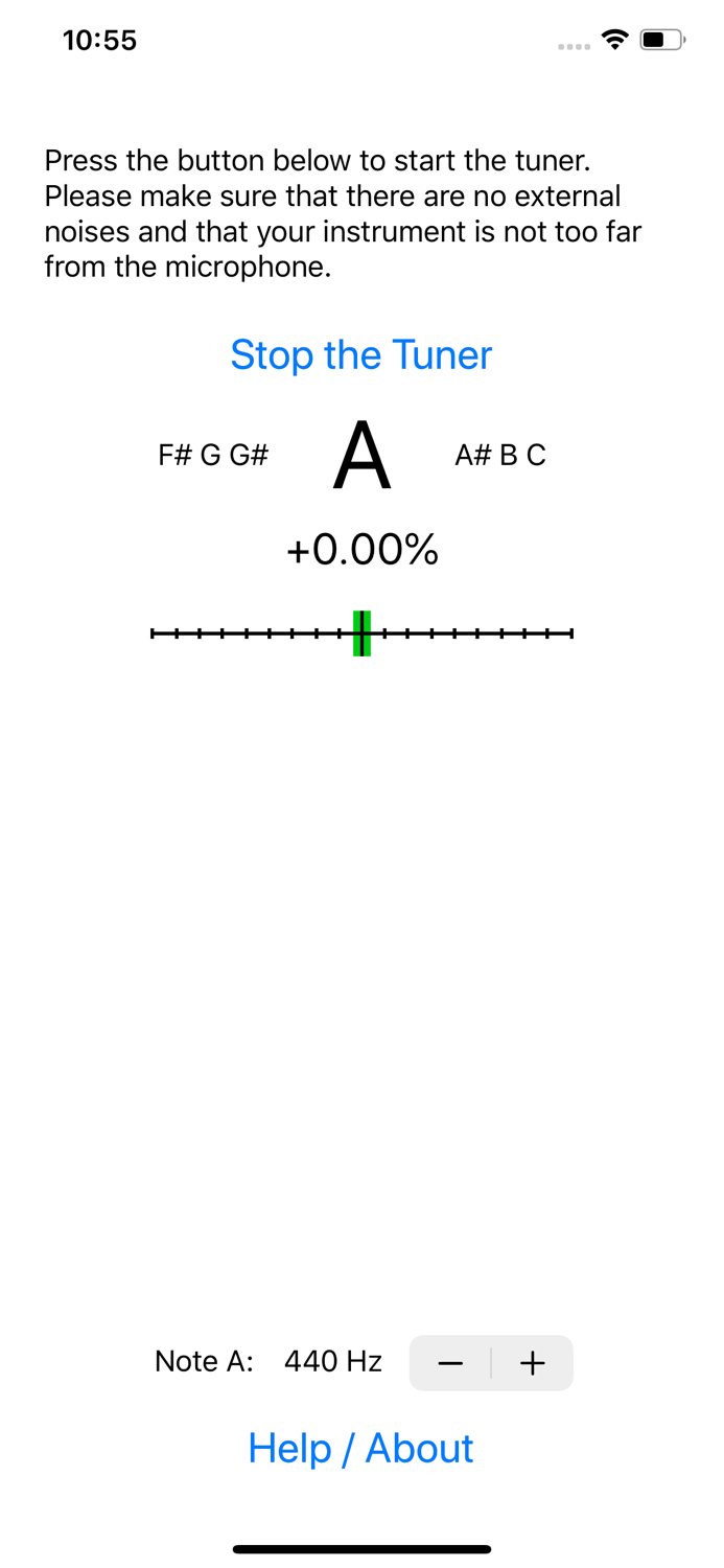 Chromatic Instrument Tuner