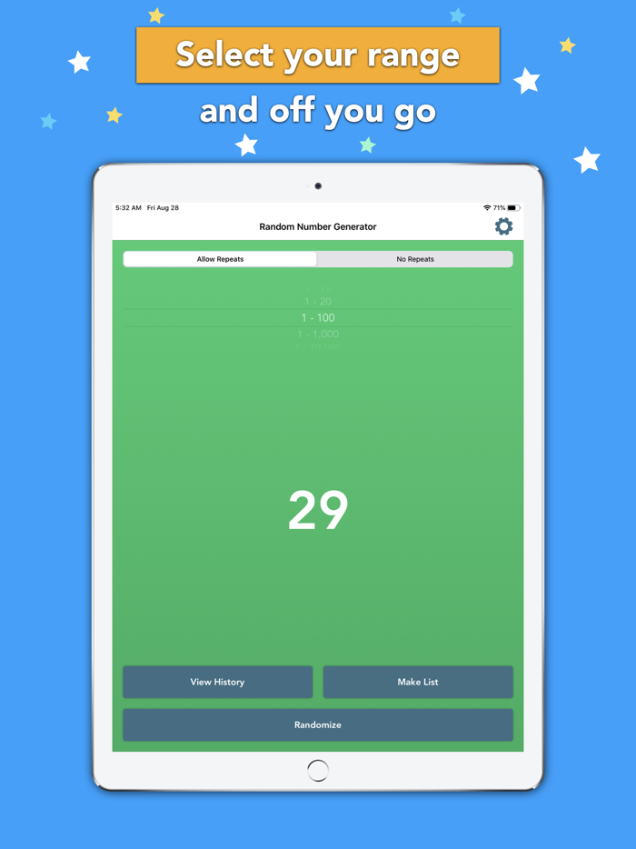 Random Number Generator Tool