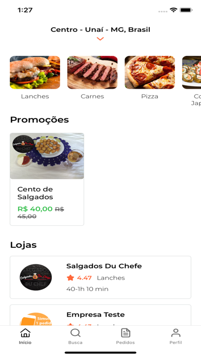Tánamão Food Screenshot