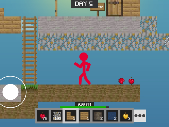 Stickman Skyland Cube Craft