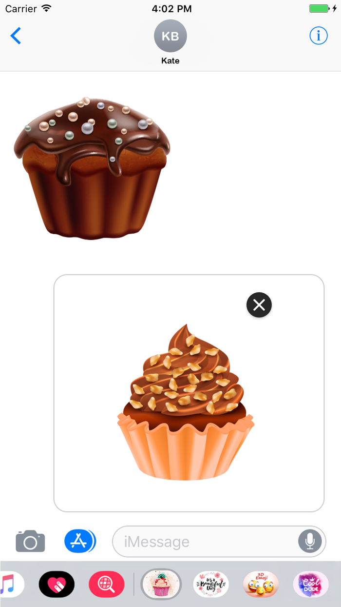 Cupcake Stickers
