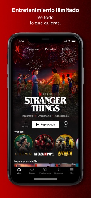 Netflix en App Store