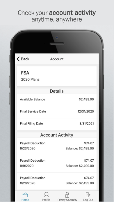 Screenshot #2 pour isolved Benefit Services iFlex