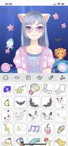 Cartoon Girl Dressup screenshot #4 for iPhone