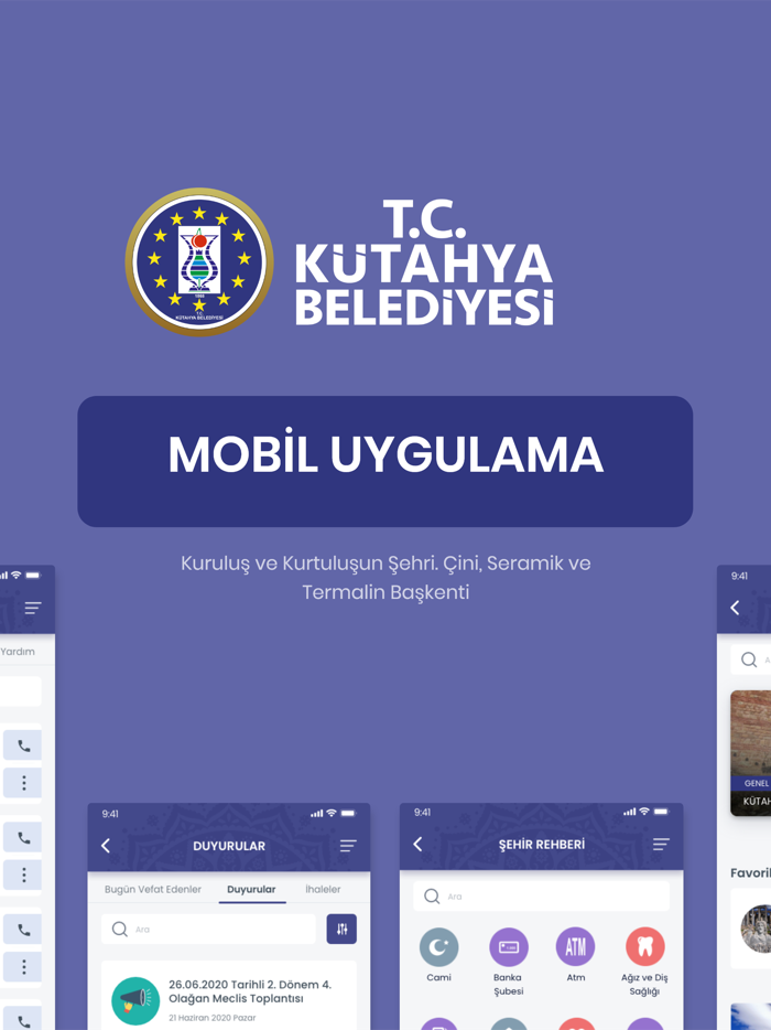 KÜTAHYA BELEDİYESİ UYGULAMASI