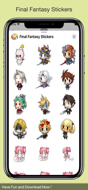 Final Fantasy Stickers on the App Store