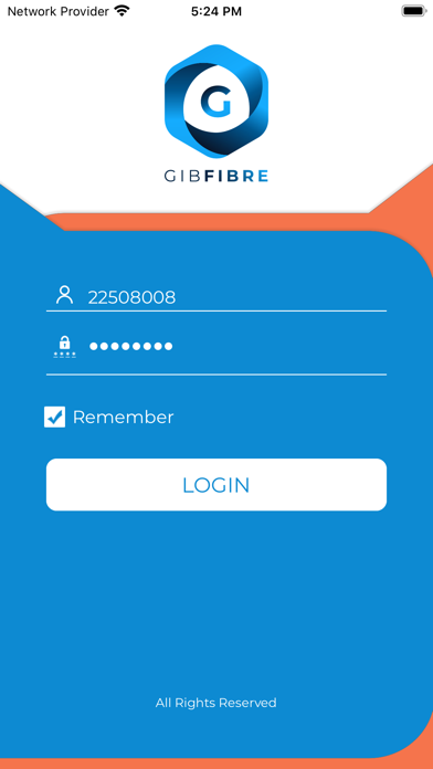 GIBFIBRE Voice Screenshot
