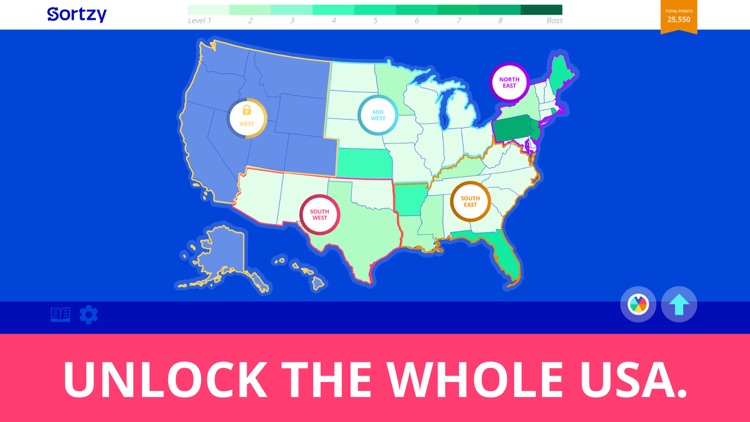 Sortzy States screenshot-2