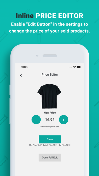 Productor Merch Screenshot