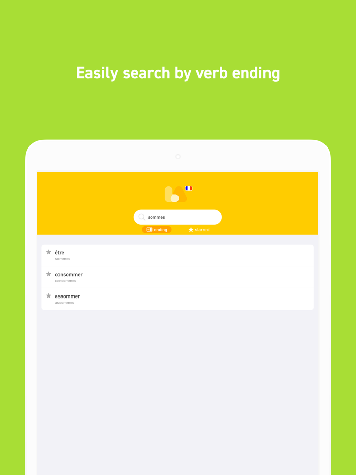 French Verb Conjugator App