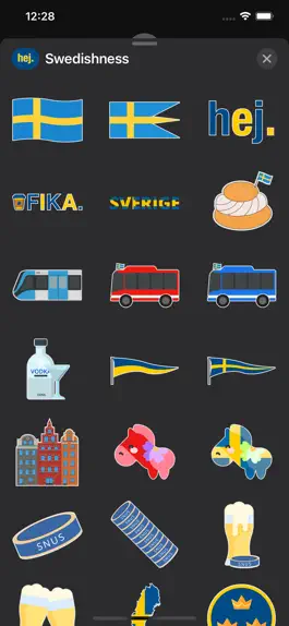 Game screenshot Swedishness Sticker Pack apk