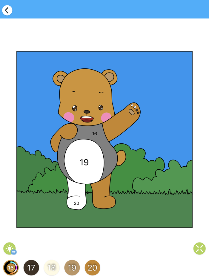 Kids Color By Number - Paint