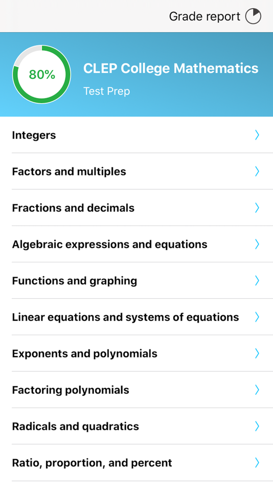 #1. CLEP (iOS) 由: YourTeacher.com