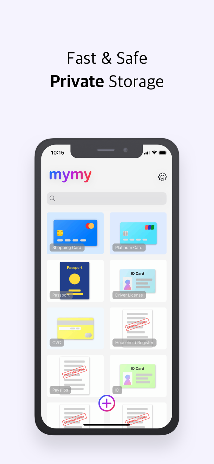 mymy - Secret Photo Safe Lock
