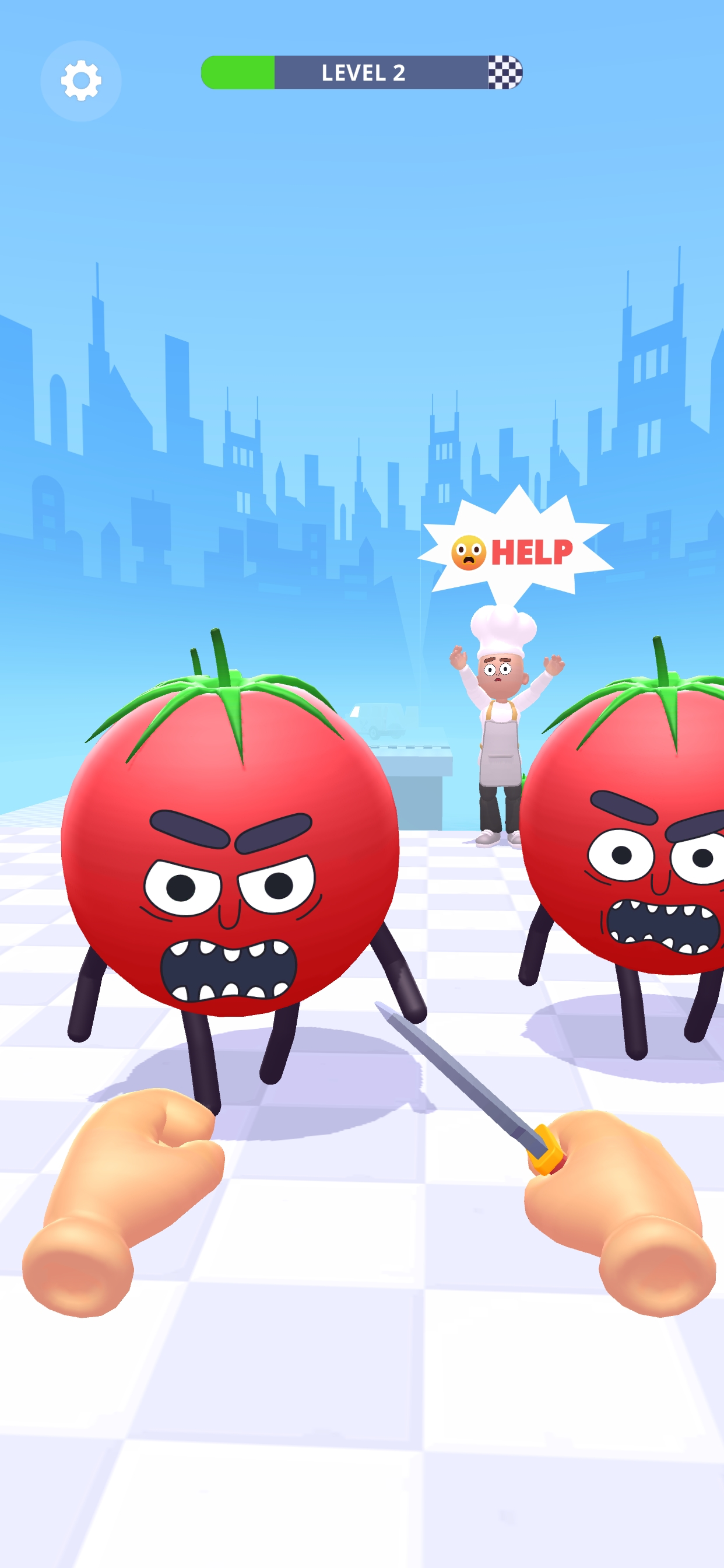Hit Tomato 3D: Knife Master
