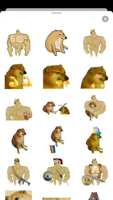 Swole Doge And Cheems DogeMoji Screenshot