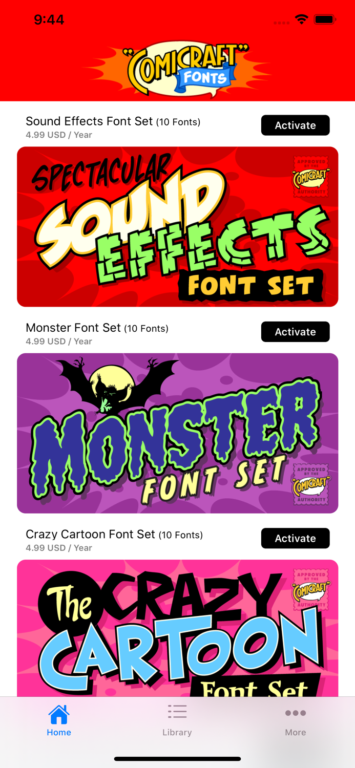 Comicraft Fonts