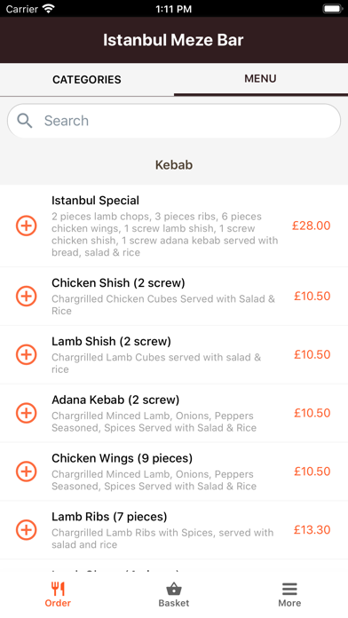 Istanbul Meze Bar Screenshot