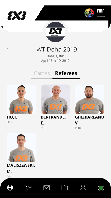FIBA 3x3 Pro App Screenshot