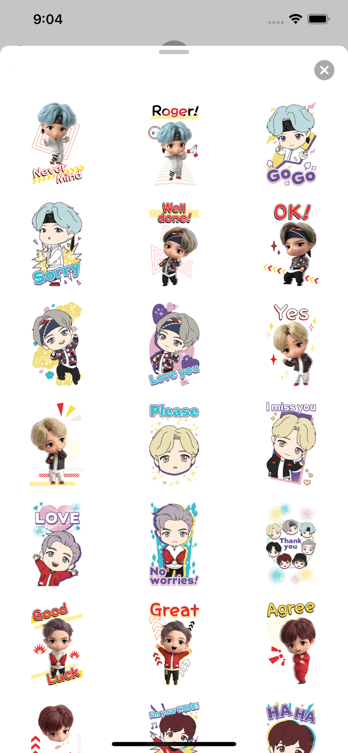 Cute TinyTAN Sticker