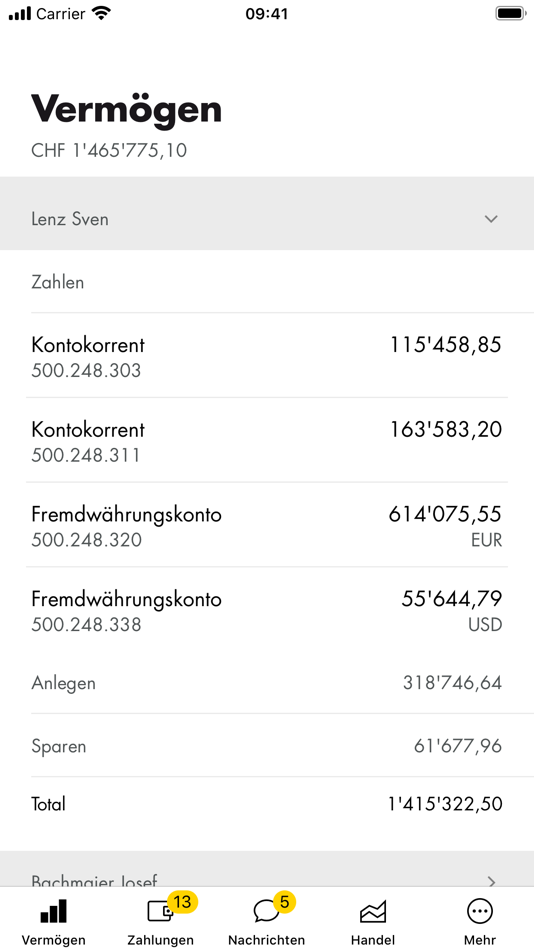 #2. UKB Mobile Banking App (iOS) Bởi: Urner Kantonalbank