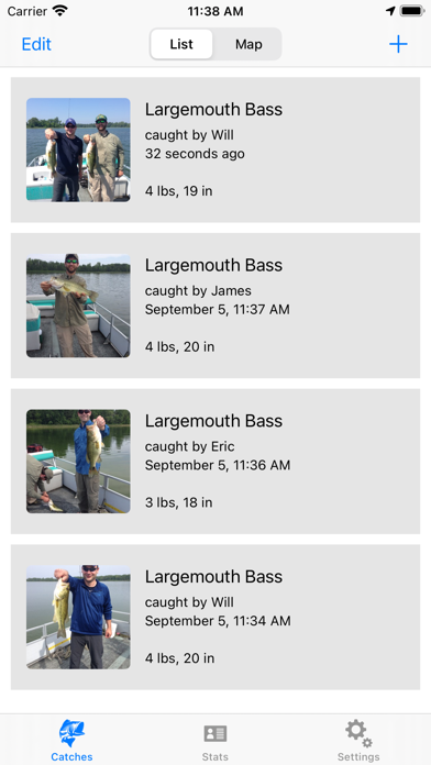 Screenshot #1 pour Catch - Fish Log for Anglers
