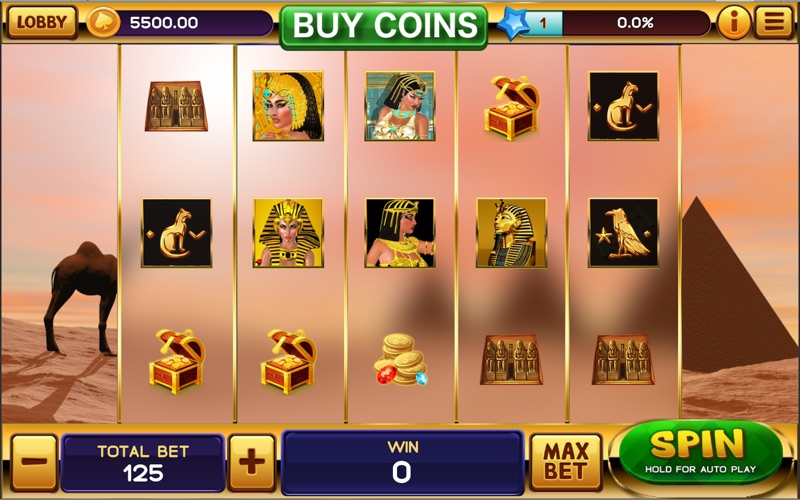 lady pharaoh slots iphone screenshot 2