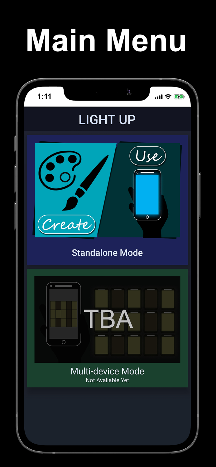 LightUp - Mobile Card Stunt