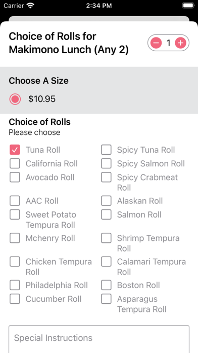 Sakura - Japanese Restaurant Screenshot