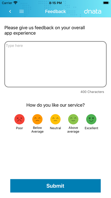 dnata ezyBoard Screenshot