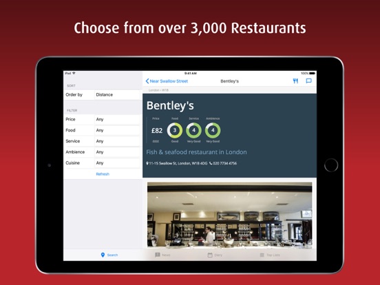 Screenshot #6 pour Hardens: Restaurant Guide